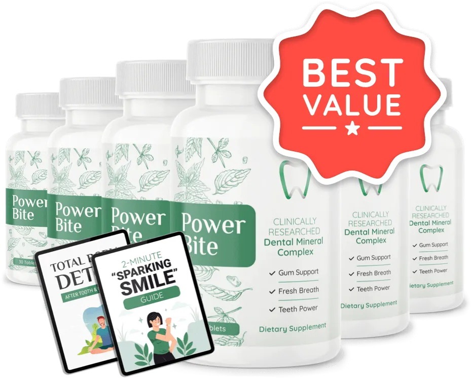 Power Bite supplement bottle product image